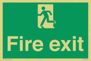 Final fire exit